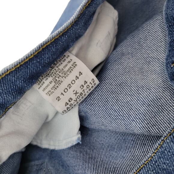 Lee Regular Fit Straight Leg Stretch Classic Jeans Men's Sz 46x33( tag 34) - Picture 4 of 9